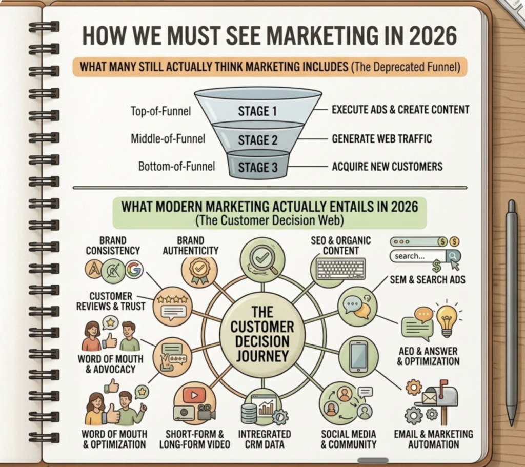 The traditional linear marketing funnel is dead. Discover the Customer Decision Web" framework by UK marketing consultant Vikrant Yadav, backed by 2026 data from Gartner and McKinsey.